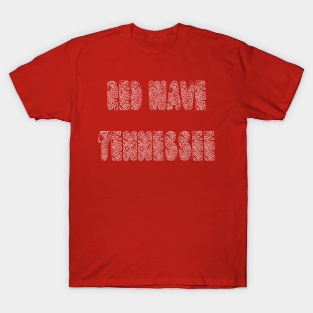 Red Wave Tennessee T-Shirt by yayor